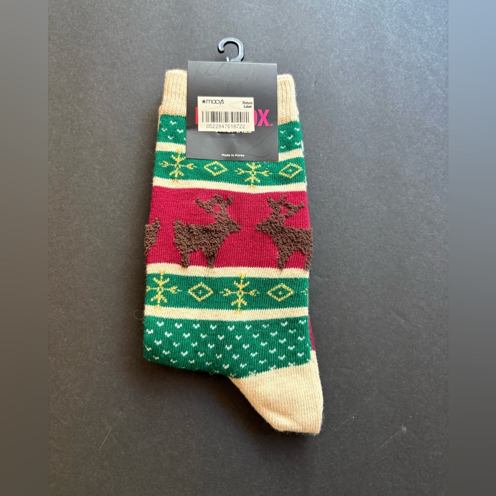 Macy's Vibrant Knit fair isle Sicks with Festive Patterns